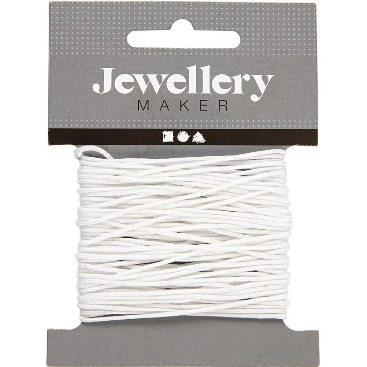 Sznurek poliestrowy biały 1mm x 10m | Dadum