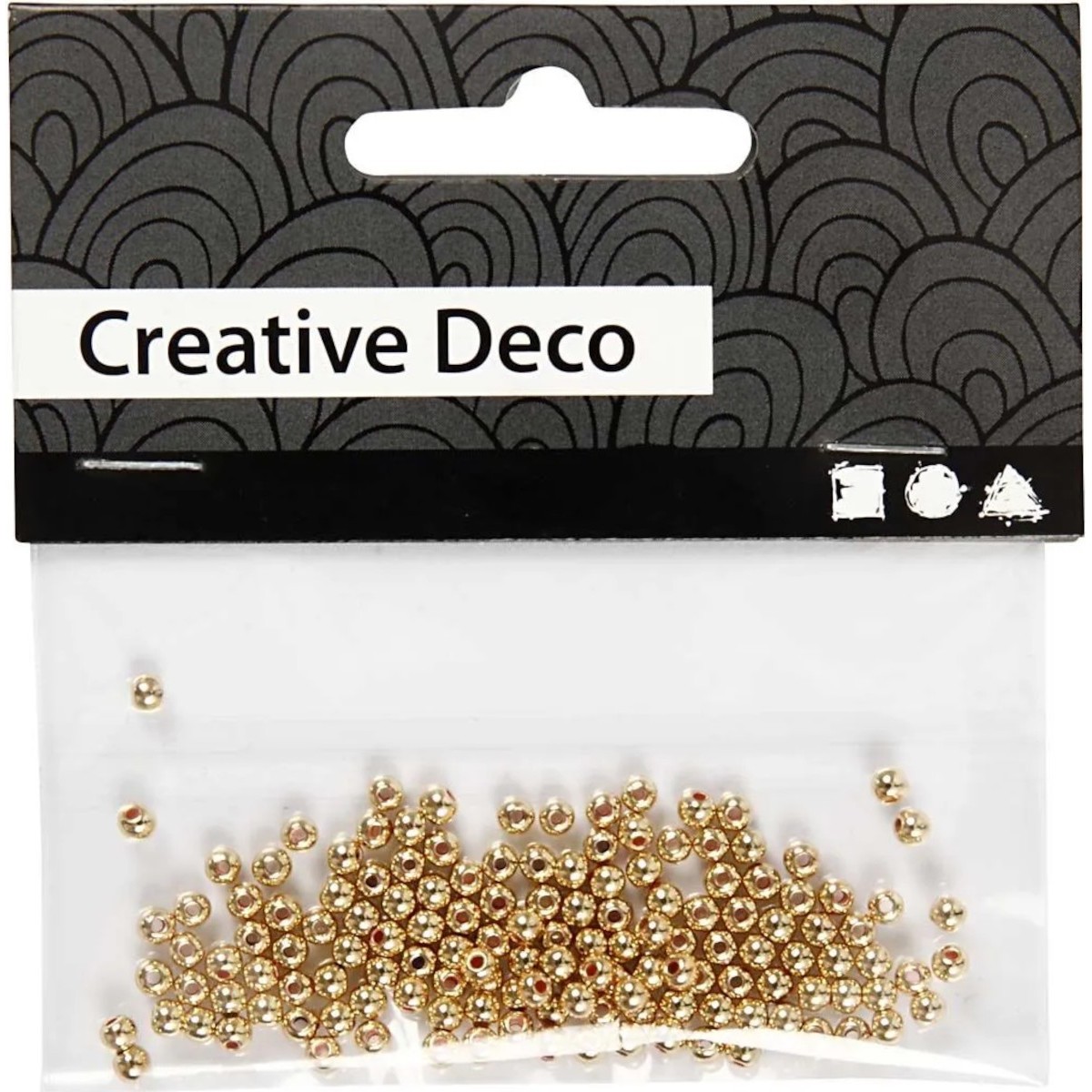 Koraliki woskowe złote 2,7 mm | Dadum