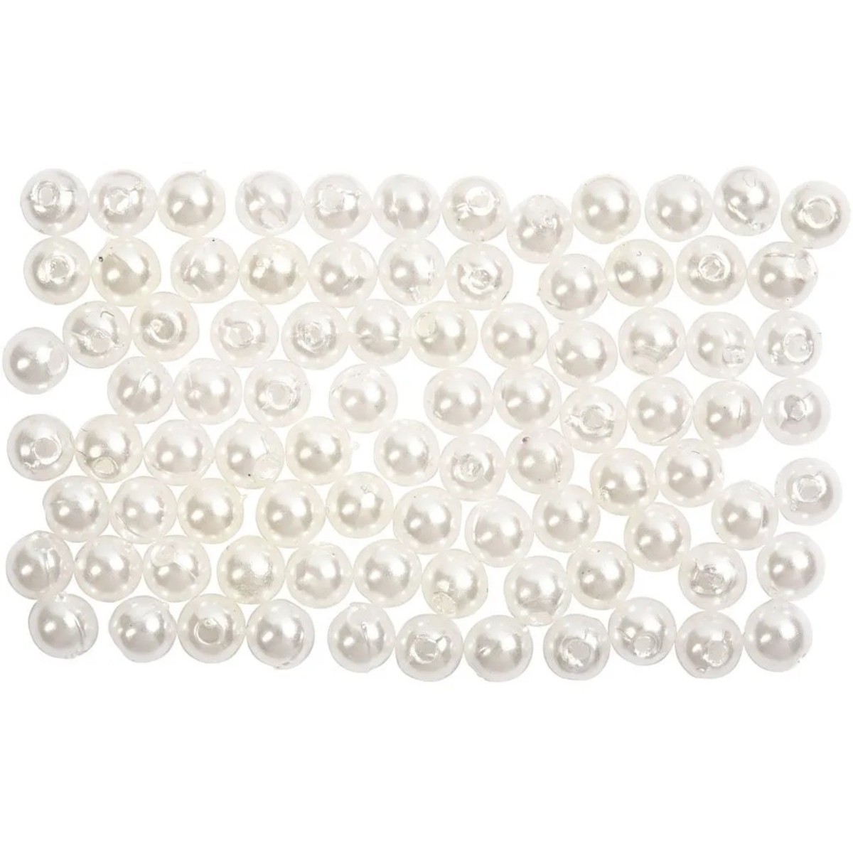 Koraliki woskowe srebrne 4 mm | Dadum