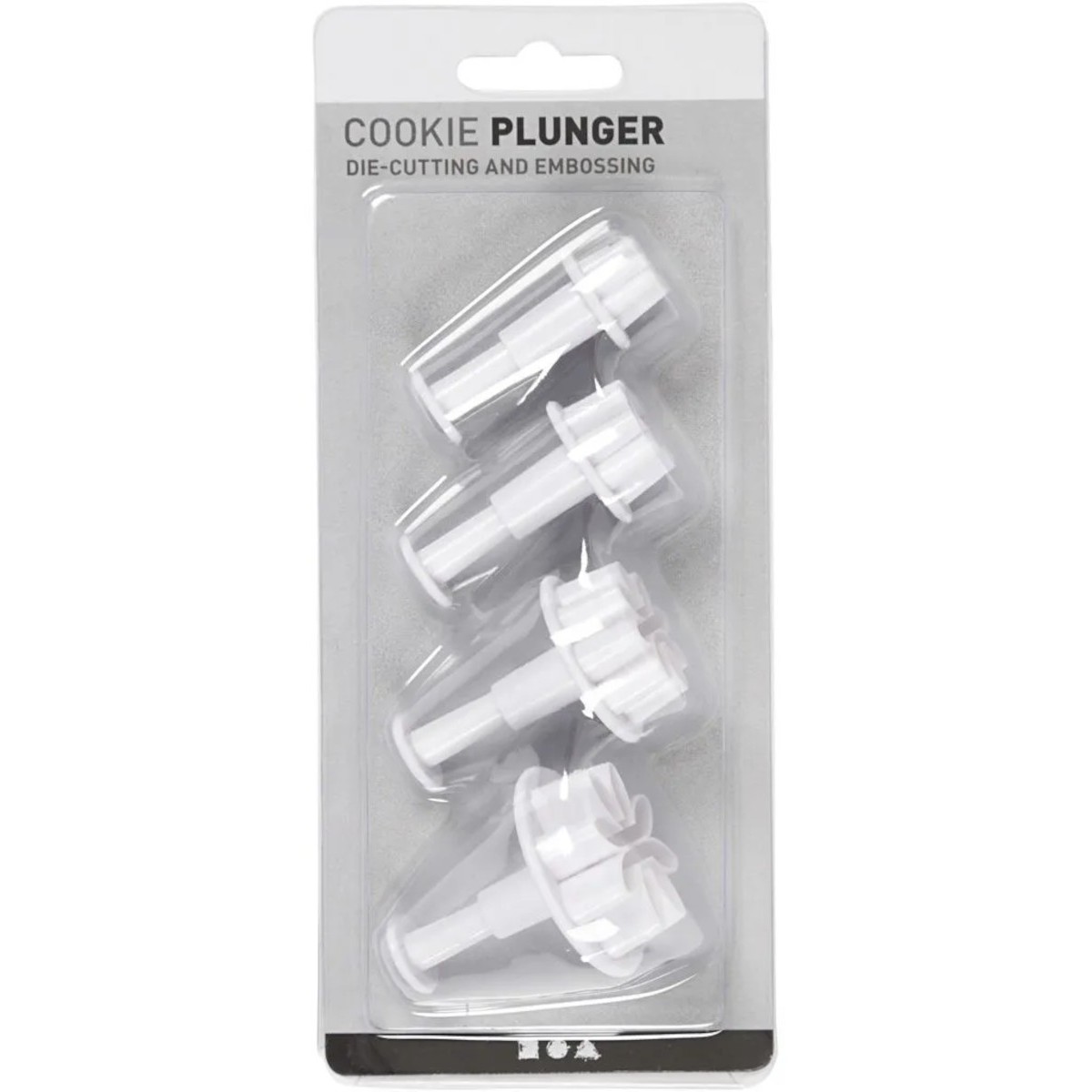 Wytłaczane foremki do gilny polimerowej Kwiat 4 szt. | Dadum