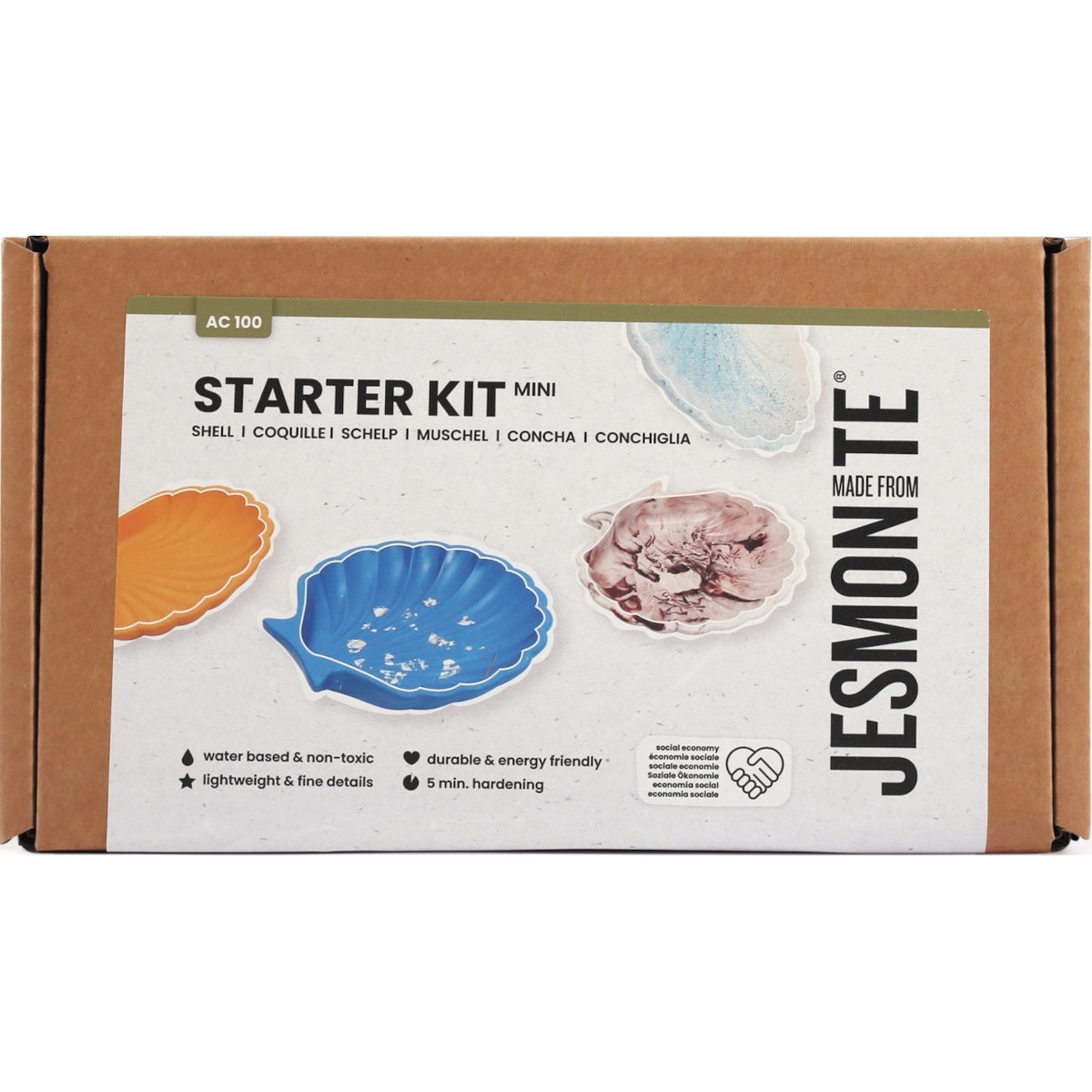 Zestaw DIY muszelki z gipsu polimerowego | Dadum