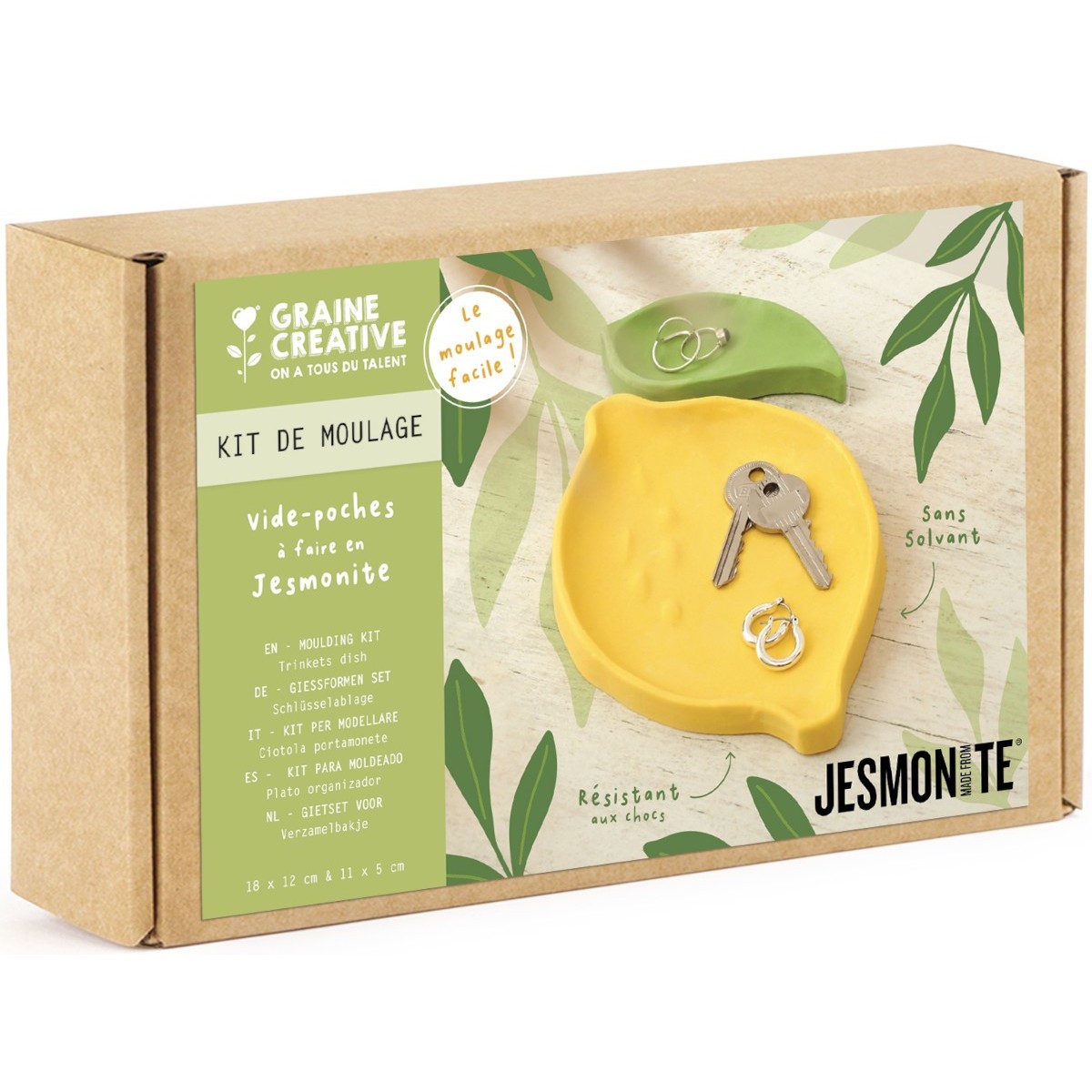 Zestaw DIY cytrynowe miseczki z gipsu polimerowego | Dadum