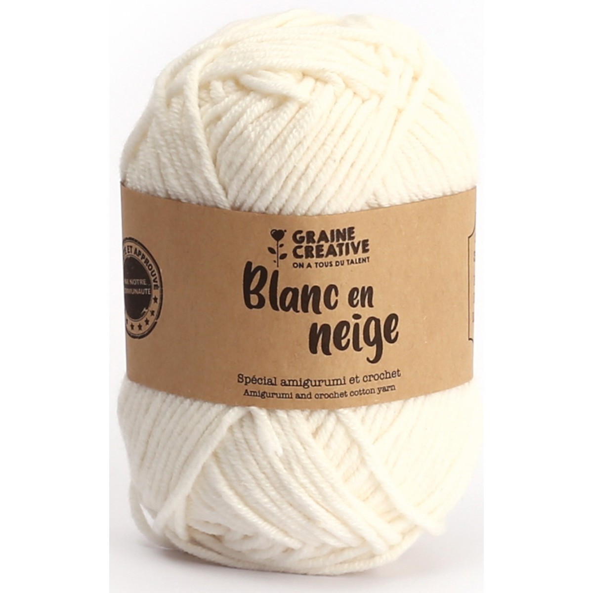 Włóczka do Amigurumi 55 m Śnieżnobiały | Dadum