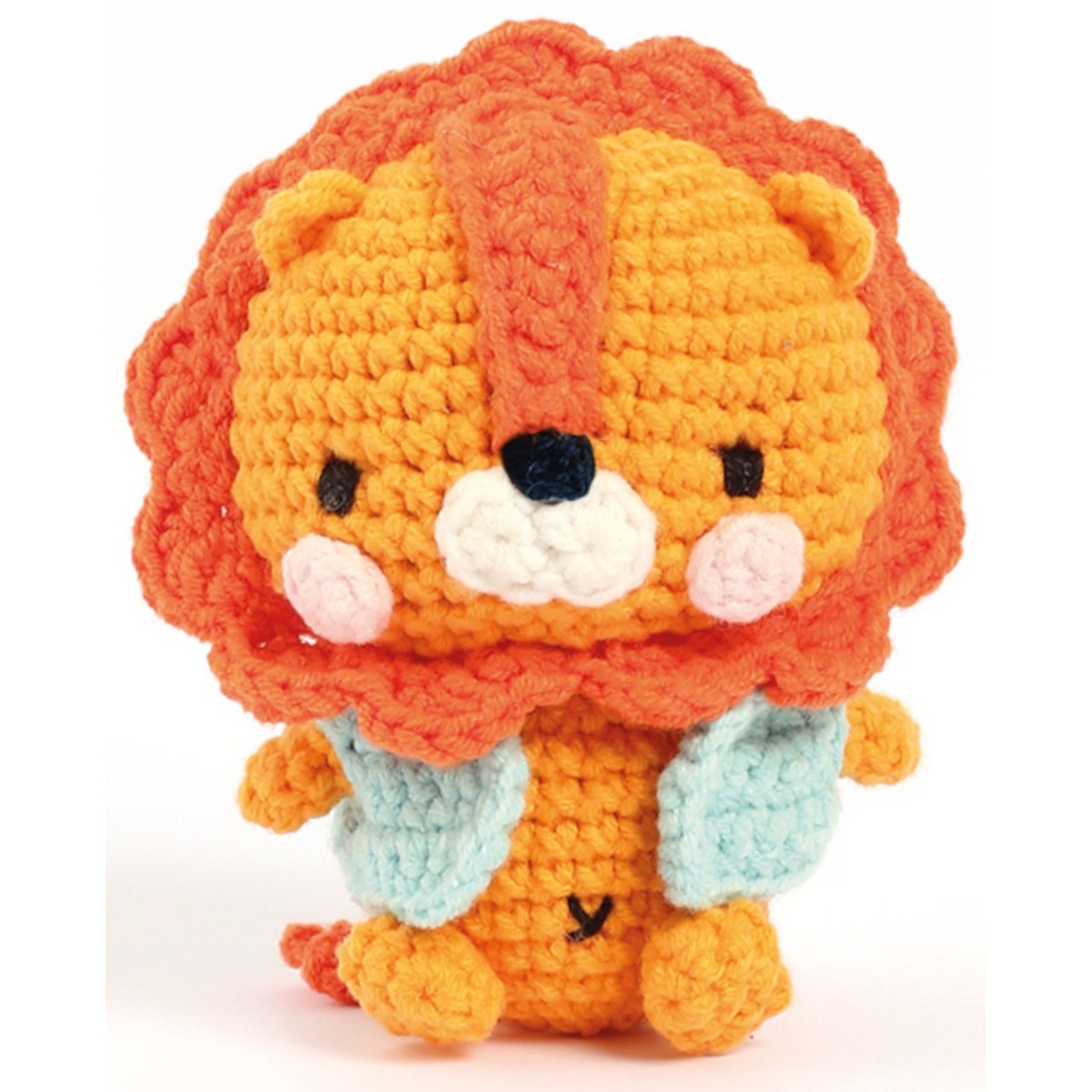 Zestaw do szydełkowania Lew Amigurumi 10 cm | Dadum