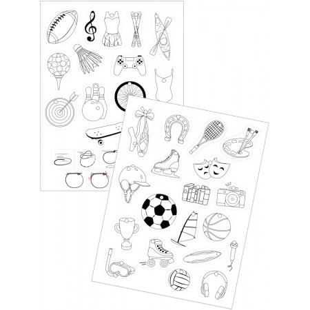 Zestaw DIY zawieszki Moje Pasje z magicznego plastiku 6+| Dadum Zestaw DIY zawieszki Moje Pasje z magicznego plastiku 6+| Dadum
