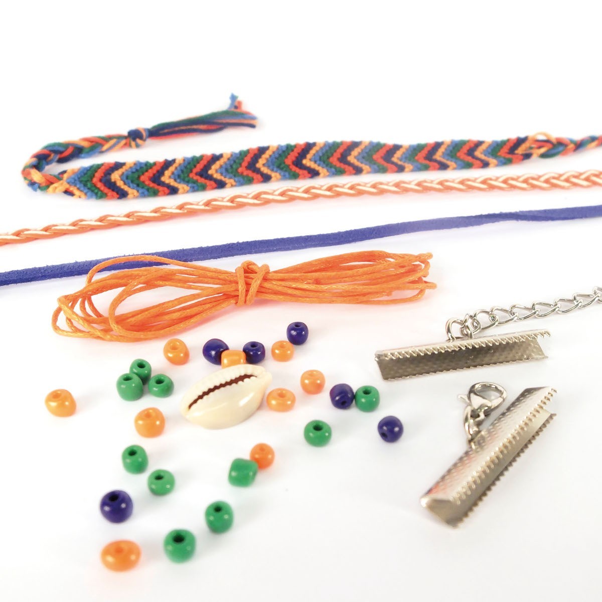 Zestaw kreatywny DIY bransoletki brazylijskie tropikalne +8