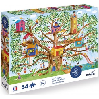 Puzzle 54 elementy Domek na drzewie, Calypto | Dadum Kraków