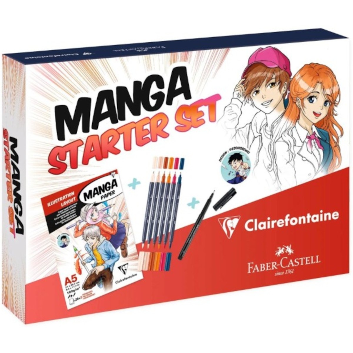 Zestaw kreatywny DIY startowy Manga Faber-Castell | Dadum