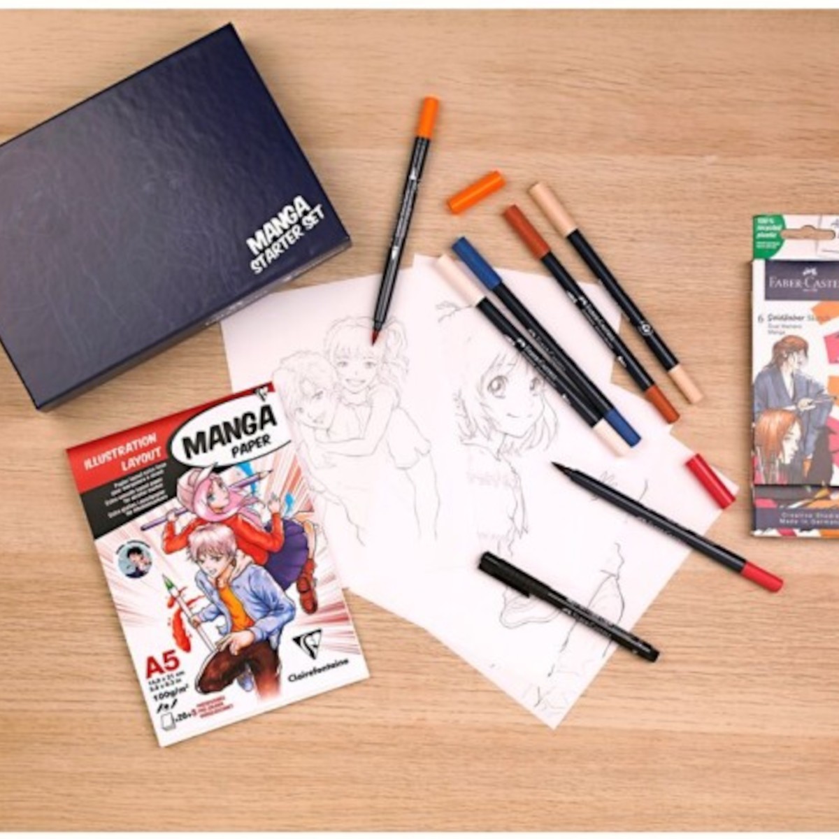Zestaw kreatywny DIY startowy Manga Faber-Castell | Dadum