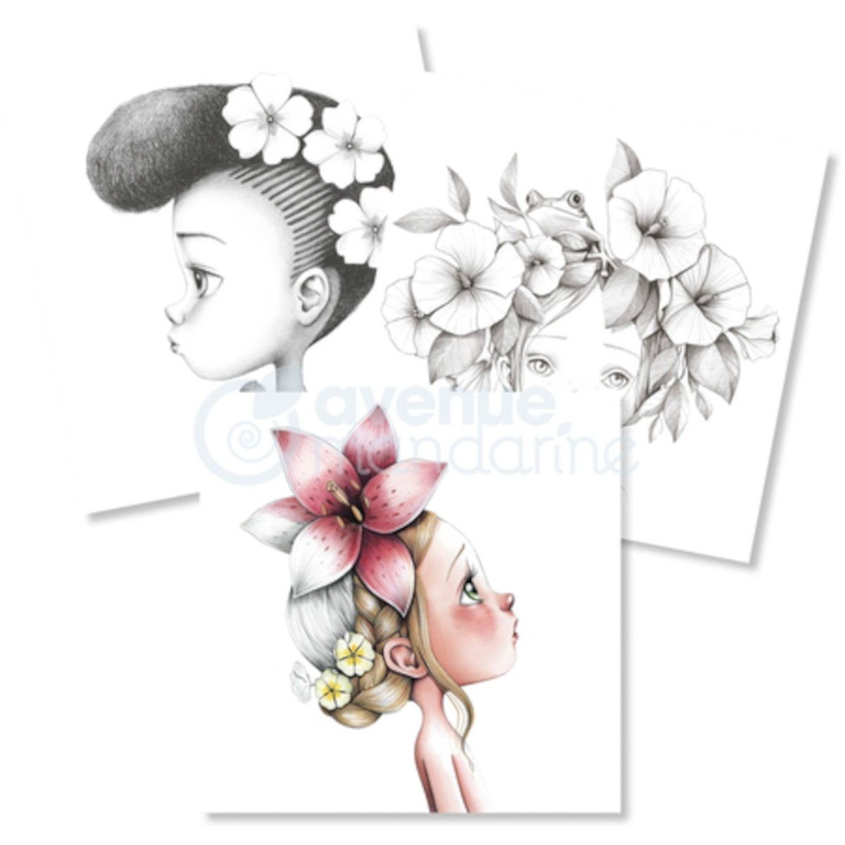 Kolorowanki Wild 1 od Emmanuelle Colin, 28 arkuszy 20x20 cm, dla młodzieży i dorosłych