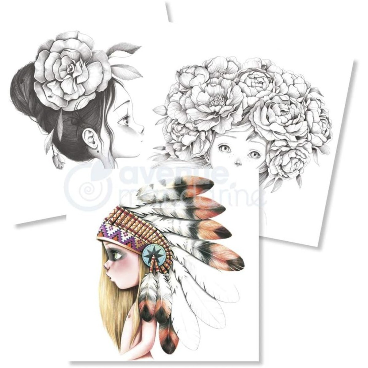 Kolorowanki Wild 2 od Emmanuelle Colin, 28 arkuszy 20x20 cm, dla młodzieży i dorosłych