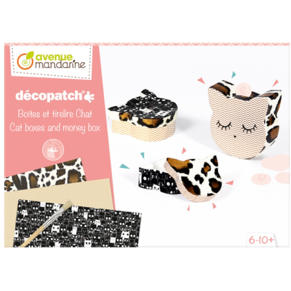 Zestaw Pudełka Kotki do decoupage +6 | Dadum