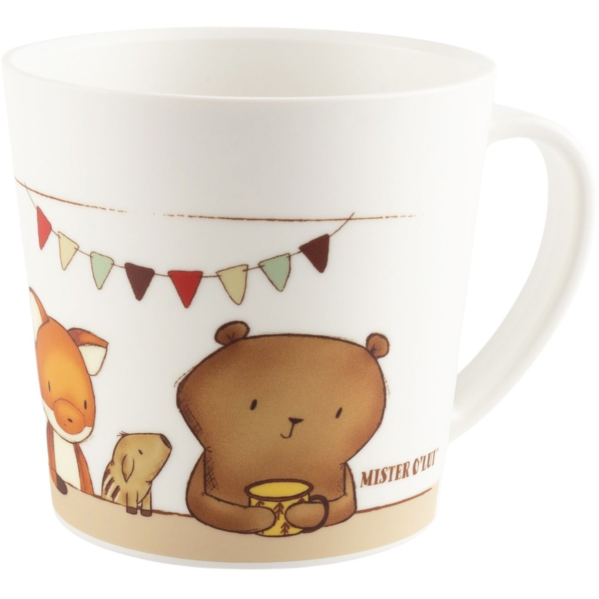 Kubek z uchem Miś Mister O'Lui beżowy + 2 lat, Sigikid