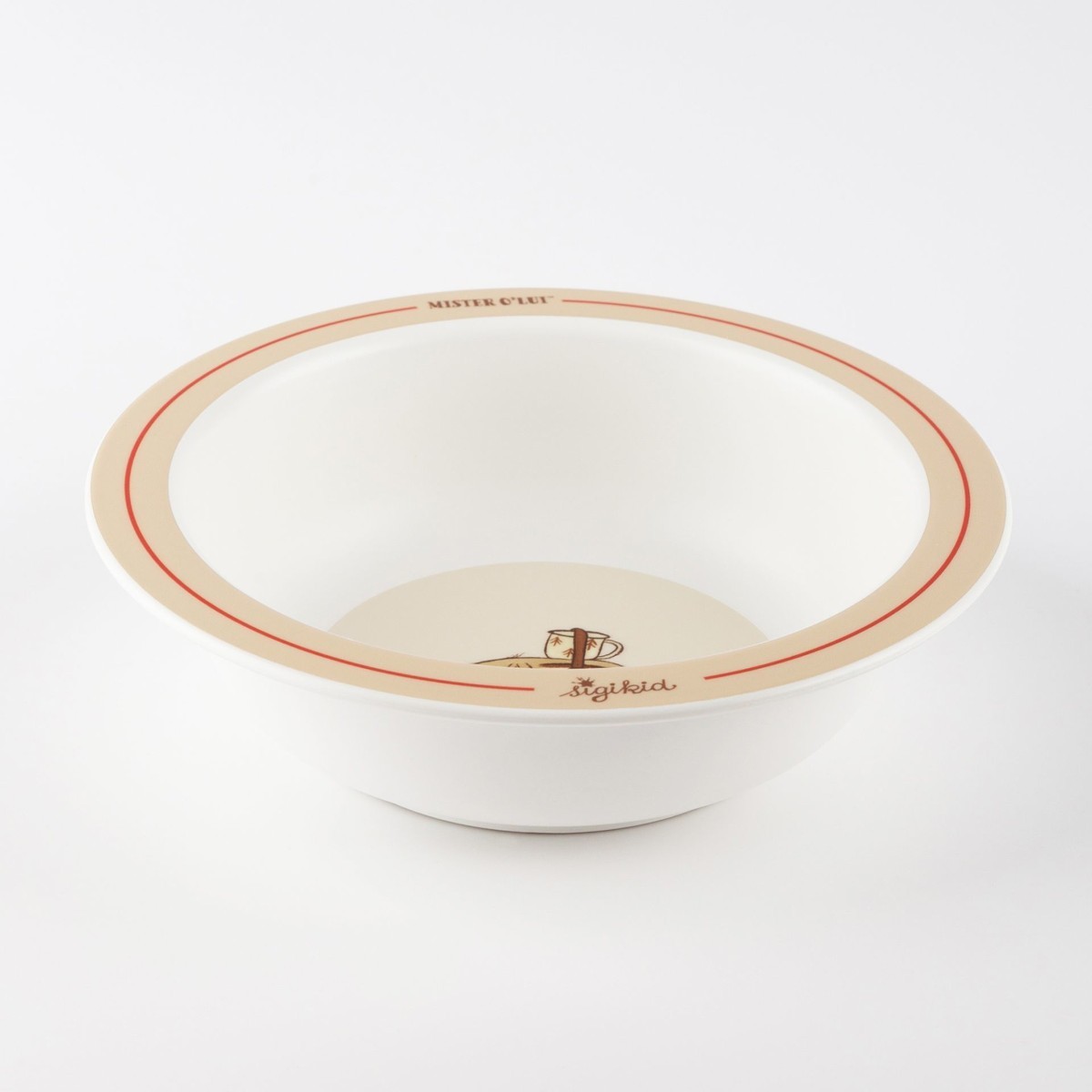 Miska dla dzieci Miś Mister O'Lui beżowa, Sigikid