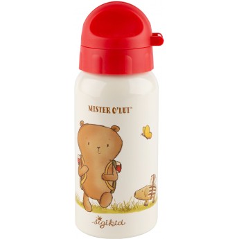 Sigikid bidon Miś Mister O'Lui 400ml dla dzieci stal nierdzewna