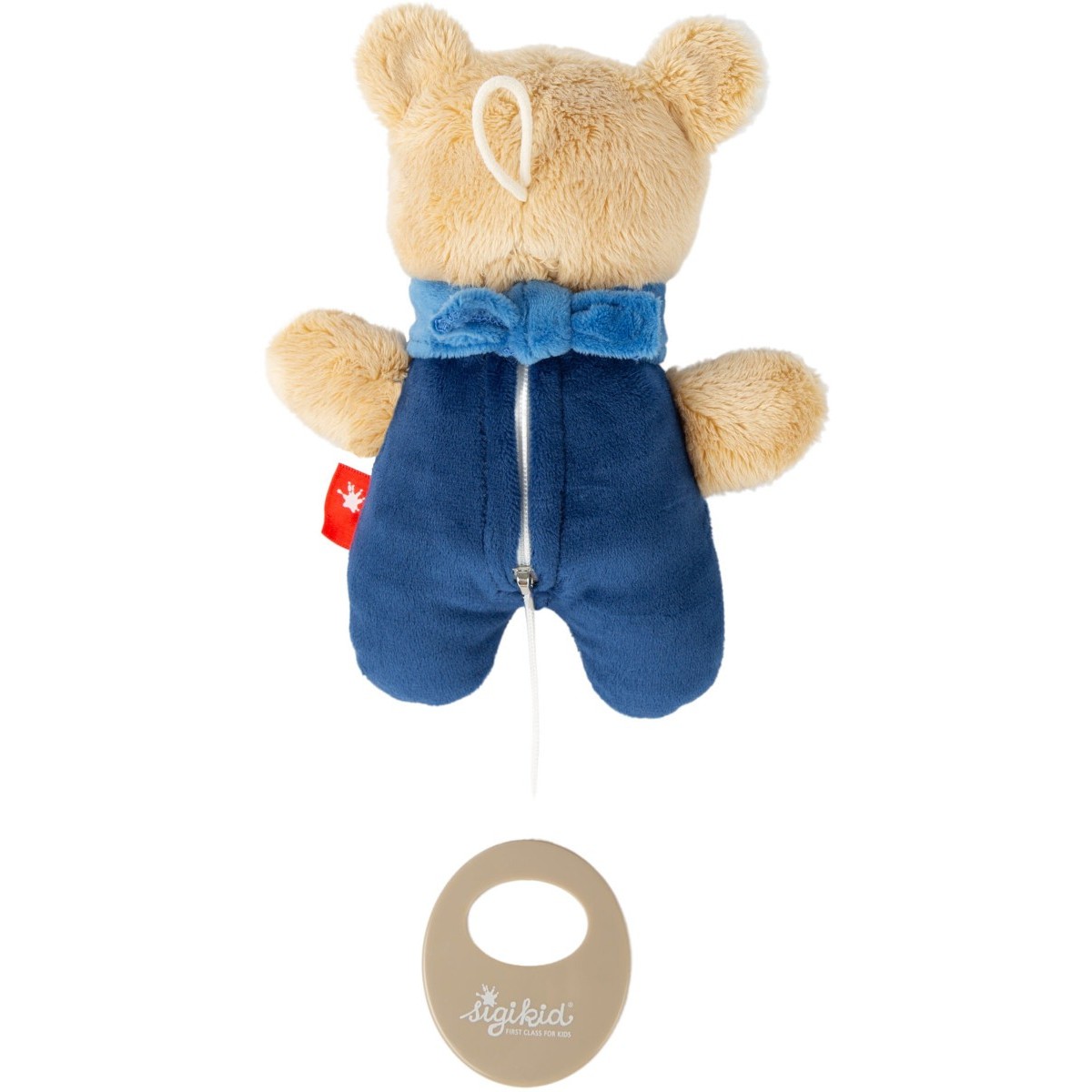 Sigikid Miś niebieski z pozytywką "Mozart's Lullaby" | Dadum