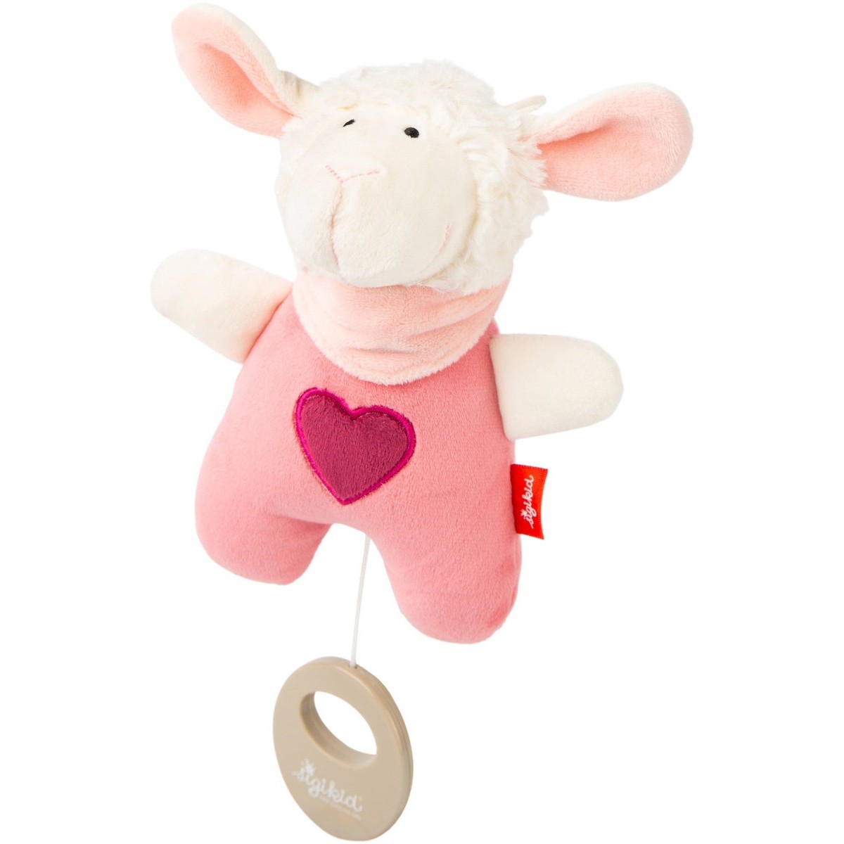 Sigikid Owca różowa z pozytywką "Brahm's Lullaby" | Dadum