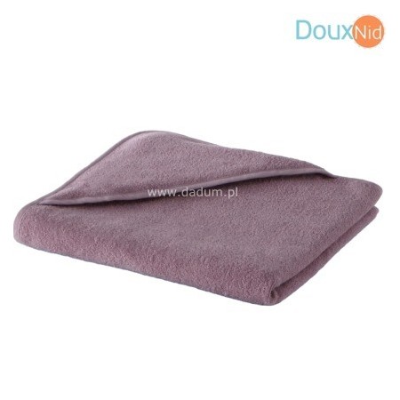 Ręcznik z kapturkiem 75x75cm Lea liliowy | Dadum