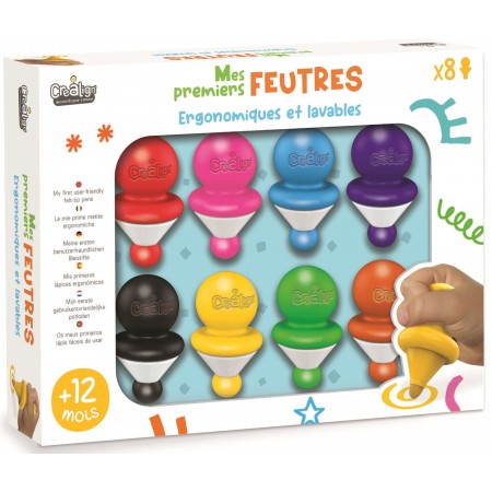 Crea Lign' Pierwsze flamastry dla dzieci +12m duży zestaw CL215 Crea Lign' Pierwsze flamastry dla dzieci +12m duży zestaw CL215