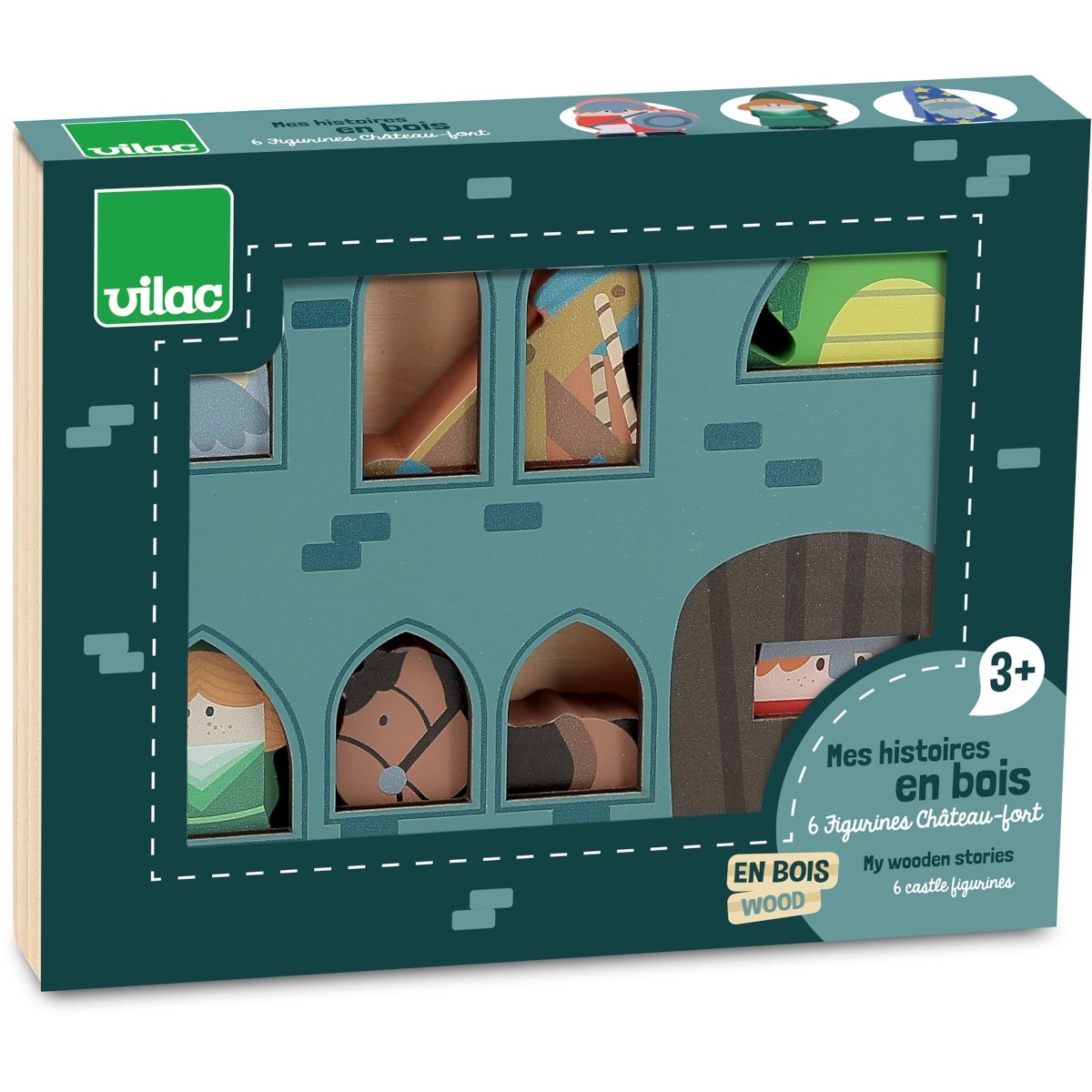 Vilac Drewniane historie - Zamek warowny 3501