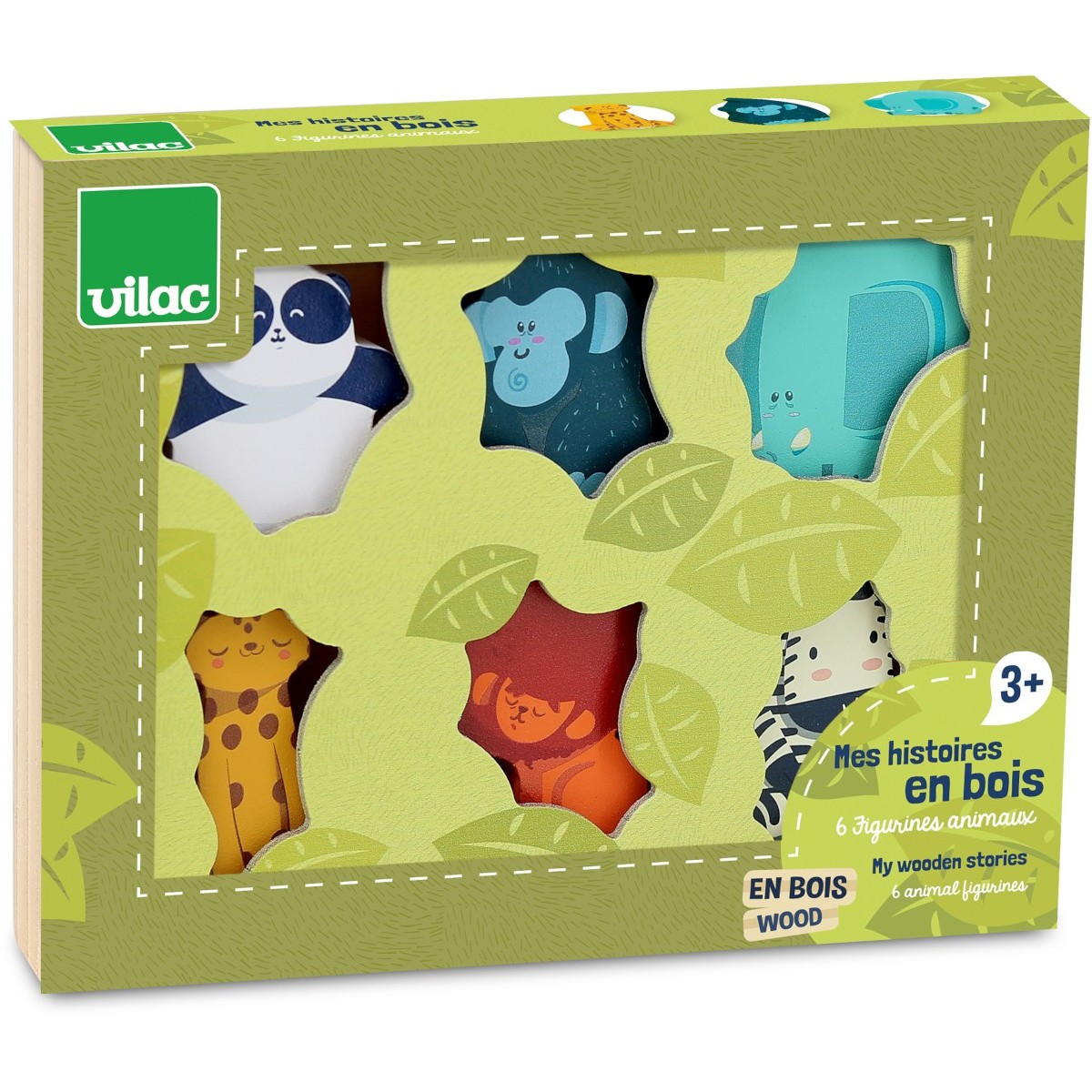 Vilac Drewniane historie - Zwierzęta dżungli 3502