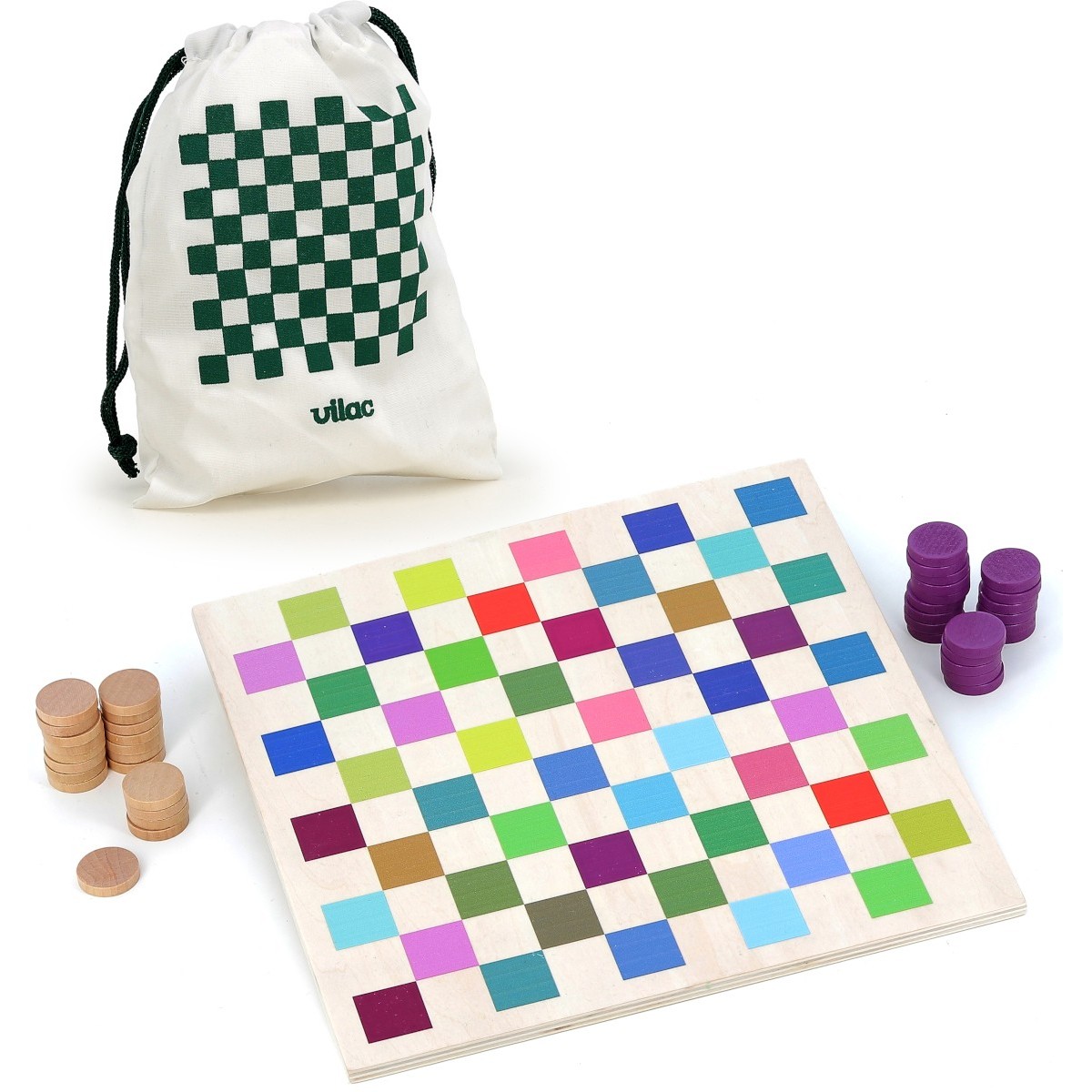 Vilac Warcaby kolorowe 6116