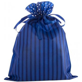 Woreczek do pakowania na prezent niebieski M