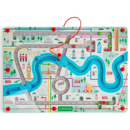 Bigjigs Labirynt magnetyczny Londyn zabawka zręcznościowa