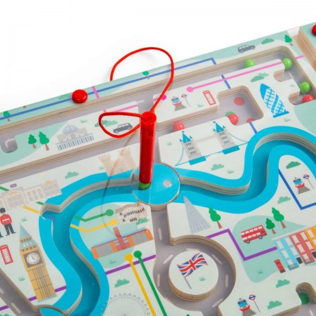 Bigjigs Labirynt magnetyczny Londyn zabawka zręcznościowa