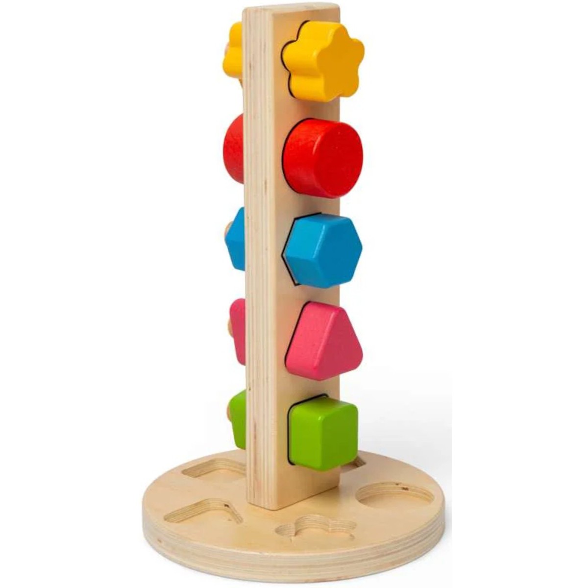 Zabawka manipulacyjna kształty i śruby +12 mc, BigJigs