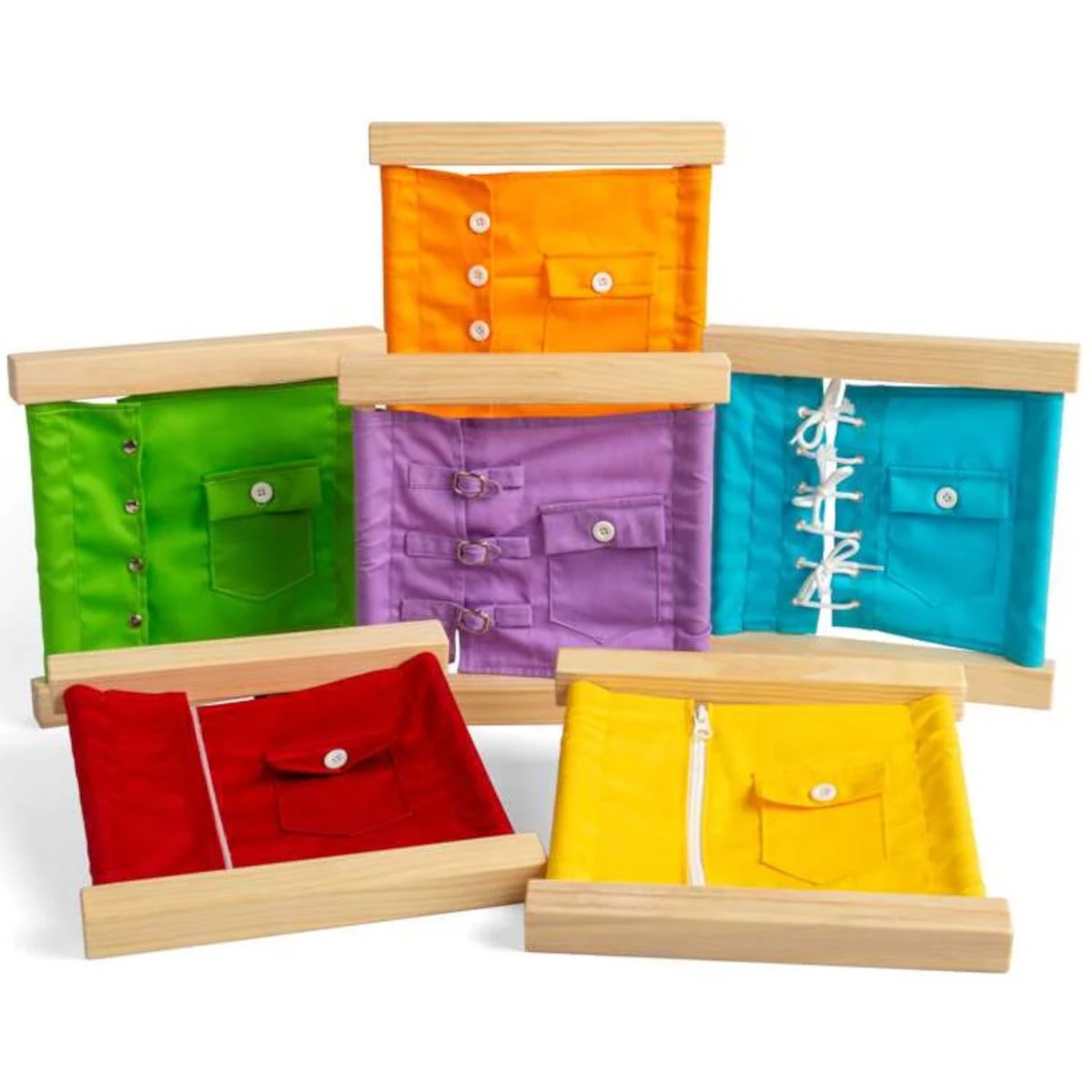 BigJigs Rama do nauki wiązania i zapinania +3 | Dadum