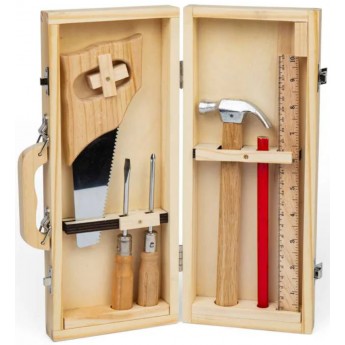 BigJigs Skrzynka z narzędziami dla dzieci +5 | Dadum