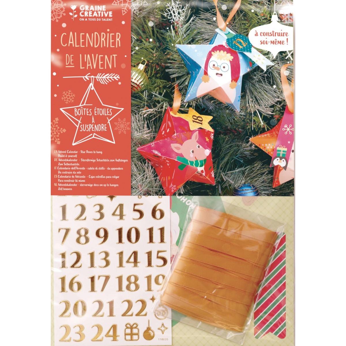Kalendarz adwentowy do robienia, Graine Creative