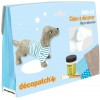 Zestaw do decoupage Jamnik z masy papierowej do ozdabiania dla dzieci od 5 lat Zestaw do decoupage Jamnik z masy papierowej do ozdabiania dla dzieci od 5 lat