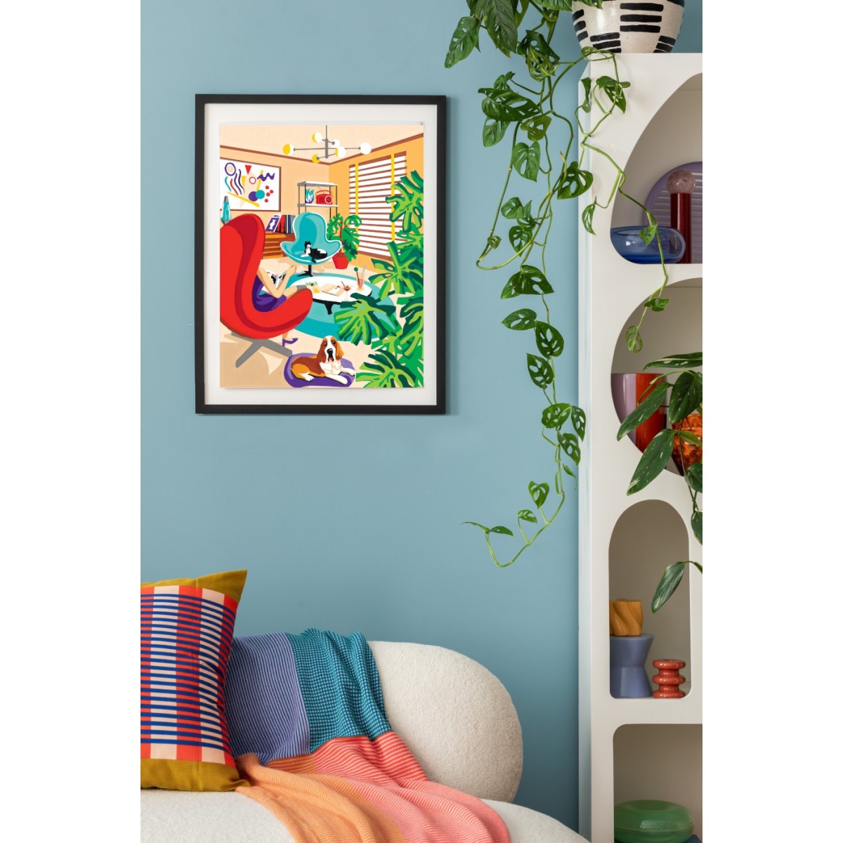 Malowanie po numerach "Przytulne wnętrze" dla dorosłych, SentoSphere