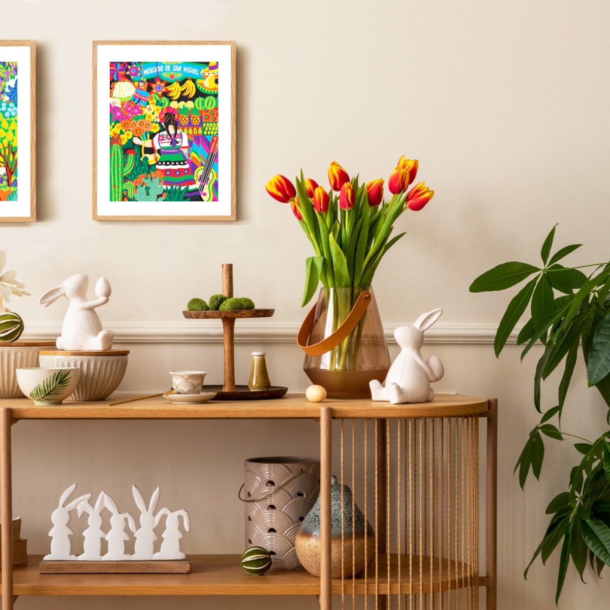 Malowanie po numerach "Meksykański targ" dla dorosłych, SentoSphere