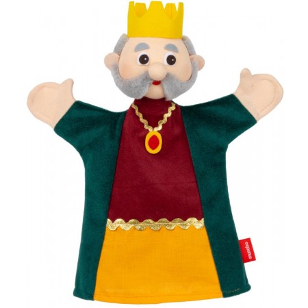 Pacynka na rękę Król Walenty 29cm do teatrzyku dla dzieci Pacynka na rękę Król Walenty 29cm do teatrzyku dla dzieci