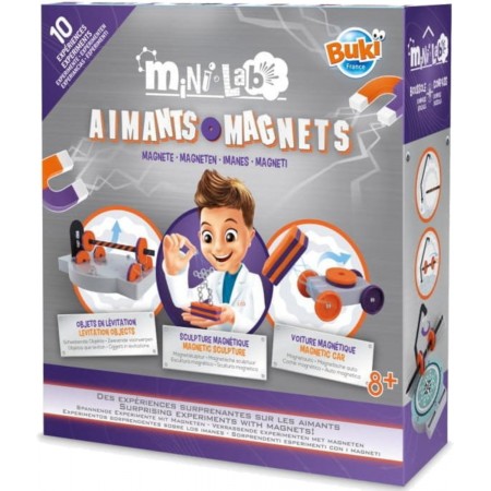 Mini Lab Magnesy zestaw do eksperymentów dla dzieci, Buki Mini Lab Magnesy zestaw do eksperymentów dla dzieci, Buki