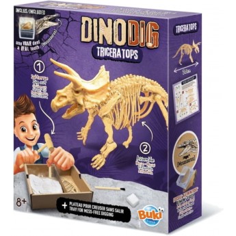 Zestaw kreatywny Mały paleontolog Triceratops, Buki