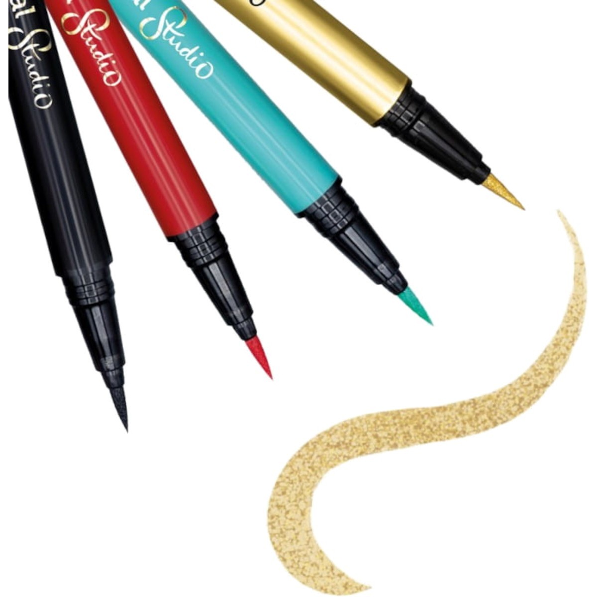 Markery do tatuażu z szablonami Złoty-Zielony-Czerwony 4 sztuki, Buki