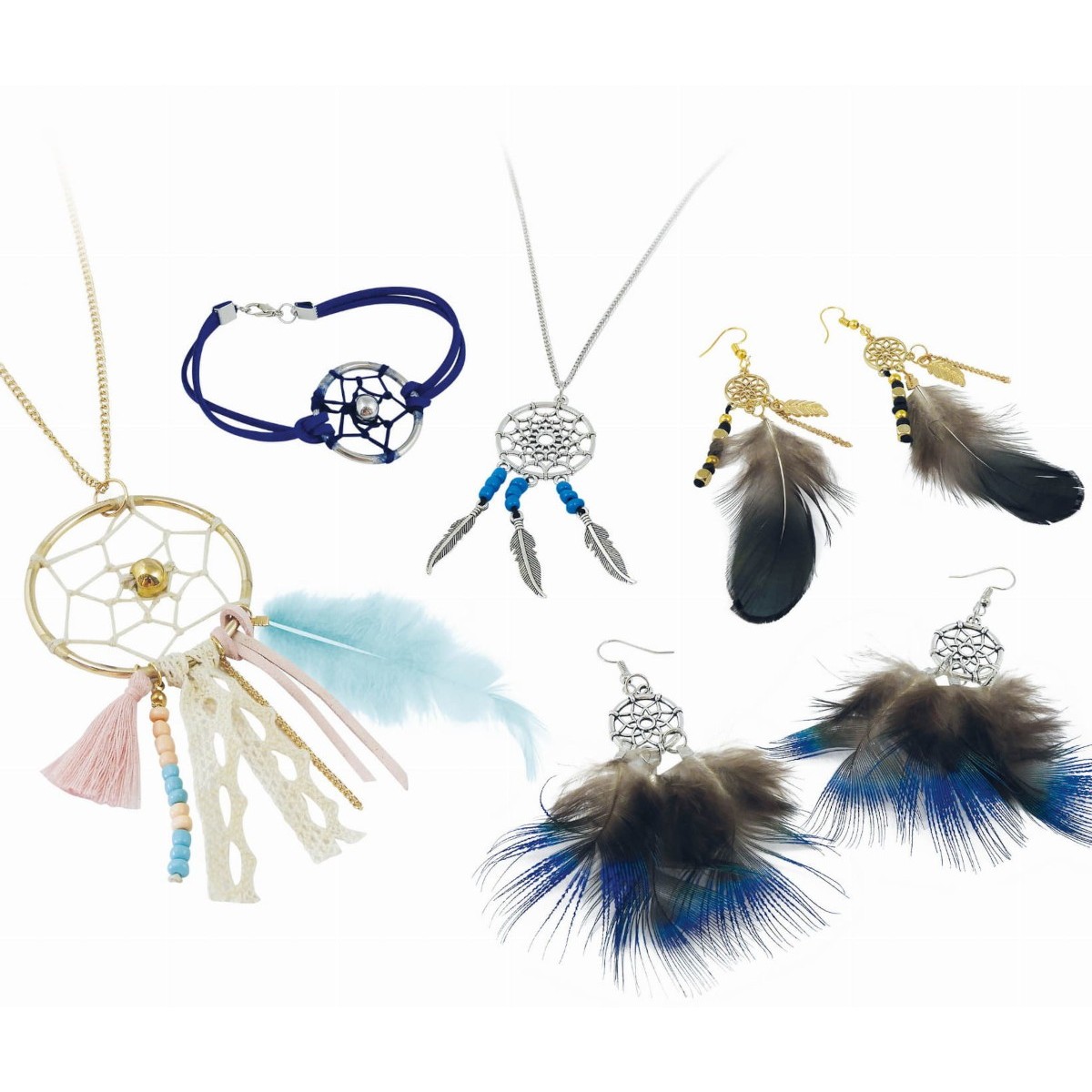 Biżuteria z Łapaczy Snów do samodzielnego robienia dla dzieci, Buki