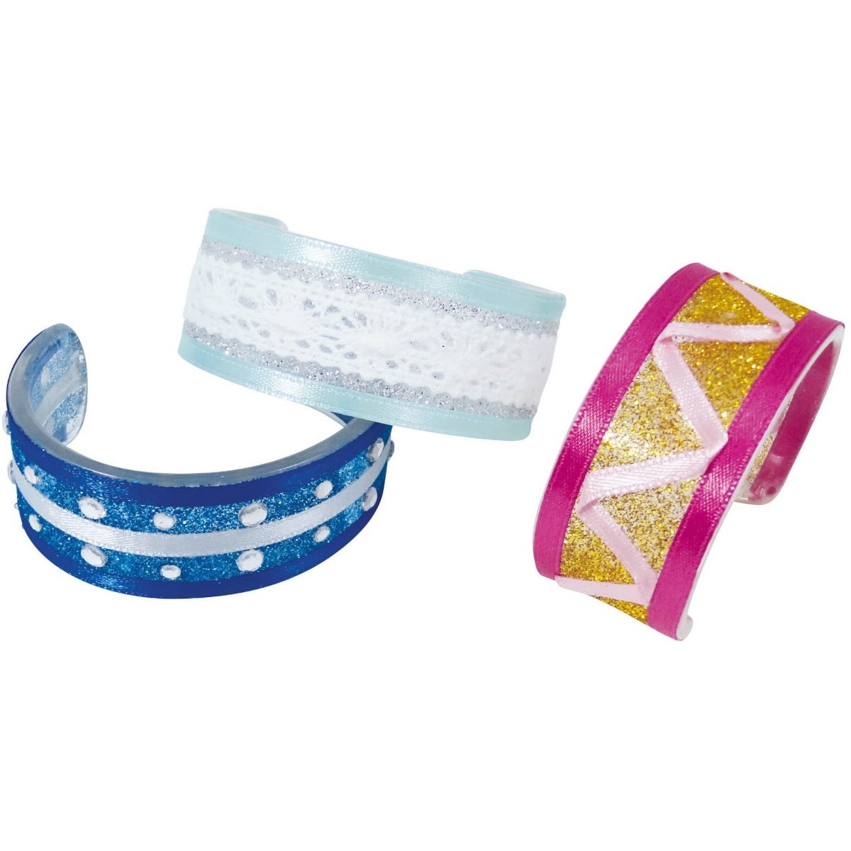 Buki Brokatowe Bransoletki do robienia dla dzieci +8