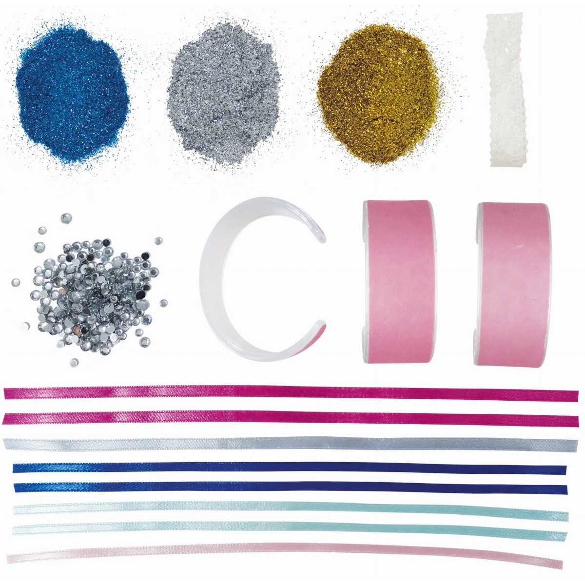 Buki Brokatowe Bransoletki do robienia dla dzieci +8