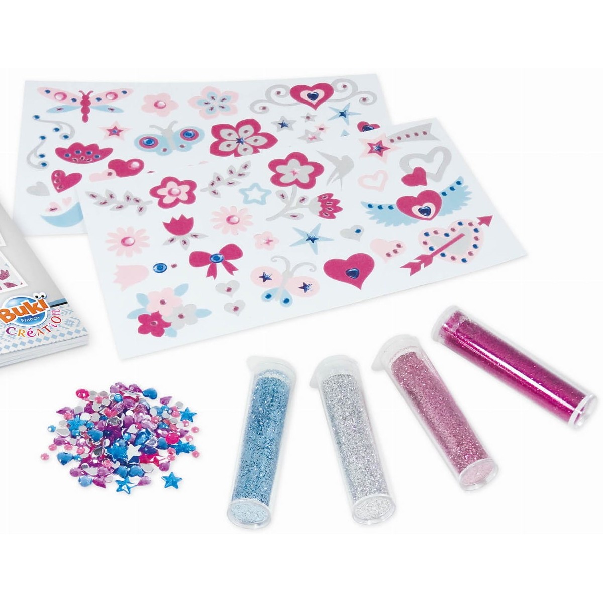 Brokatowe tatuaże do samodzielnego robienia, Buki