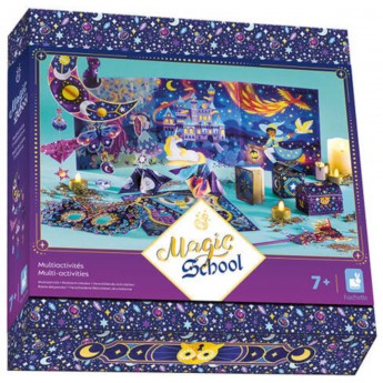 Multizestaw kreatywny 9 dekoracji Szkoła magii +7, Janod
