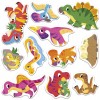 Grube naklejki wielorazowe Dinozaury dla 2-latka, Janod Grube naklejki wielorazowe Dinozaury dla 2-latka, Janod