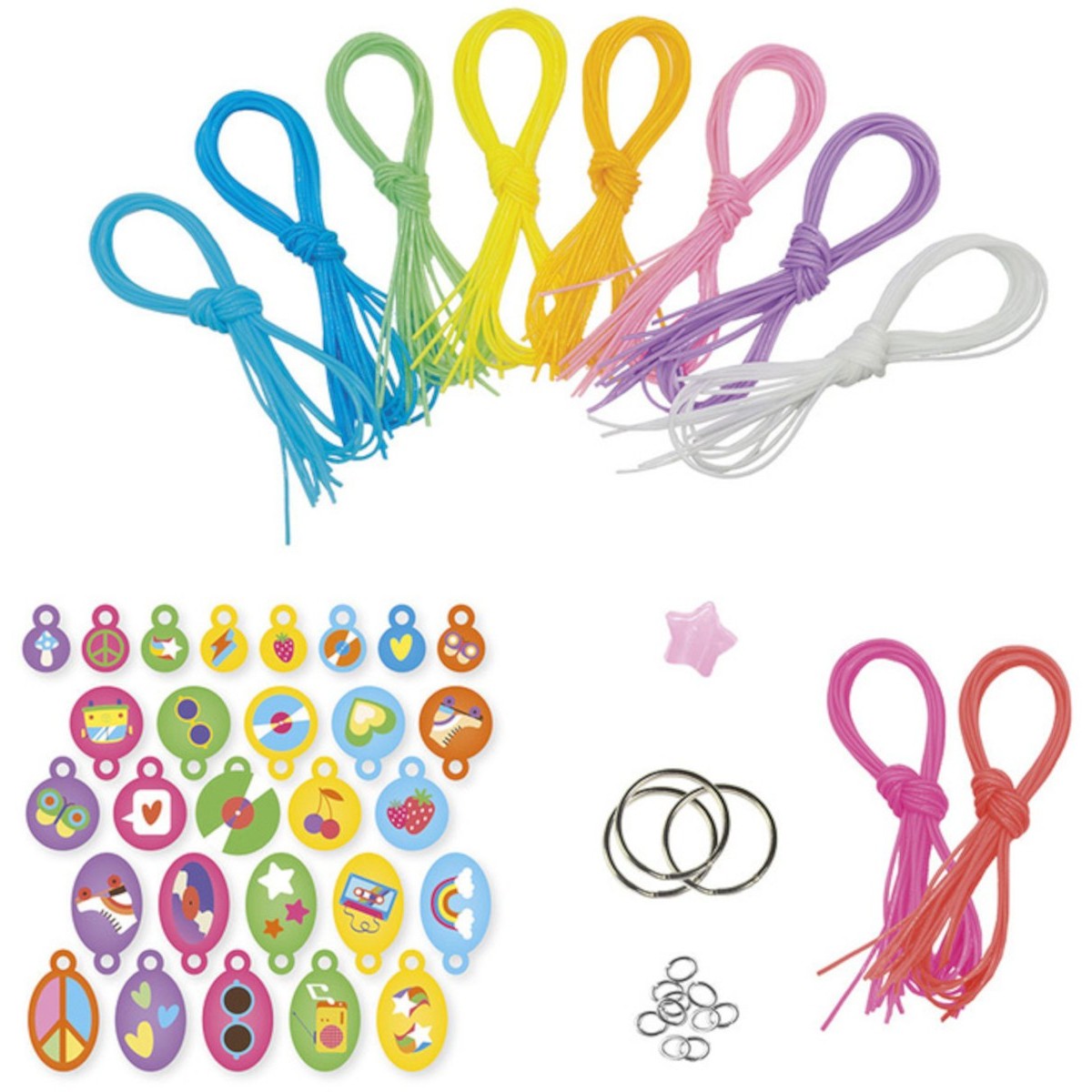 Zestaw kreatywny Ozdoby z żyłek filofun Scoubidou +7, Janod