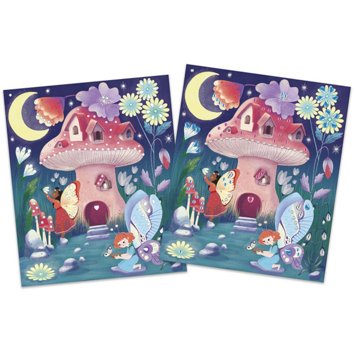 Zestaw artystyczny Czarodziejskie cyrkonie Magic Fairies, Janod