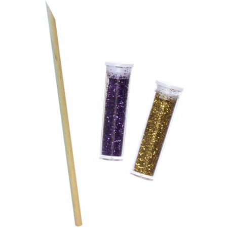 Zestaw kreatywny Magiczny brokat Magic Fairies, Janod Zestaw kreatywny Magiczny brokat Magic Fairies, Janod