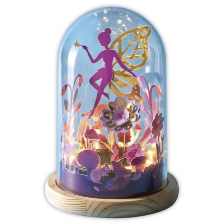 Zestaw kreatywny Lampka Tajemniczy ogród Magic Fairies, Janod Zestaw kreatywny Lampka Tajemniczy ogród Magic Fairies, Janod
